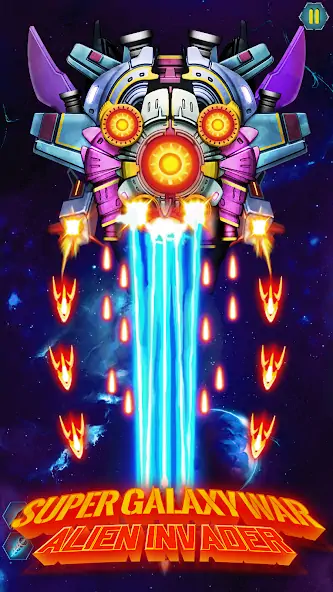 Скачать Galaxy War - Alien Invader [Взлом Бесконечные деньги] APK на Андроид