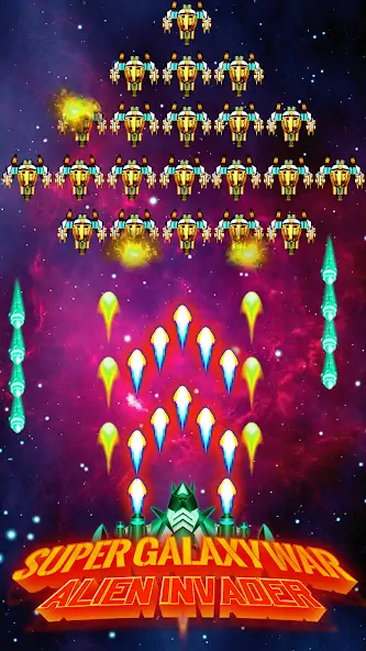 Скачать Galaxy War - Alien Invader [Взлом Бесконечные деньги] APK на Андроид