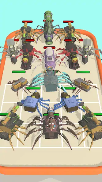 Скачать Merge Spider Train. [Взлом Много денег] APK на Андроид