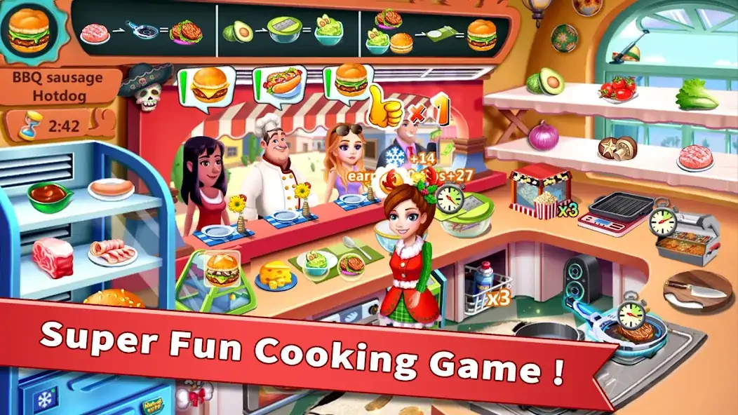 Скачать Rising Super Chef - Cook Fast [Взлом Много денег] APK на Андроид