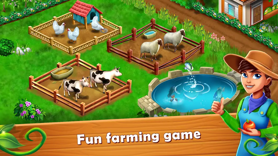Скачать Farm Fest : ферма симулятор [Взлом Много монет] APK на Андроид