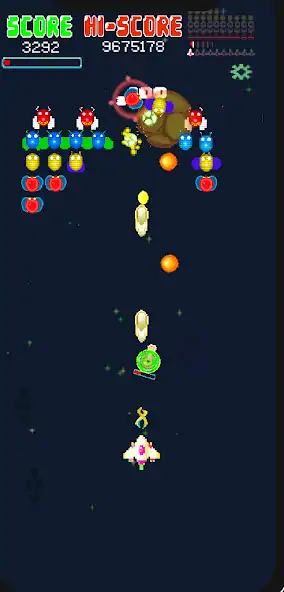 Скачать Galaxiga Retro Arcade Action [Взлом Много монет] APK на Андроид