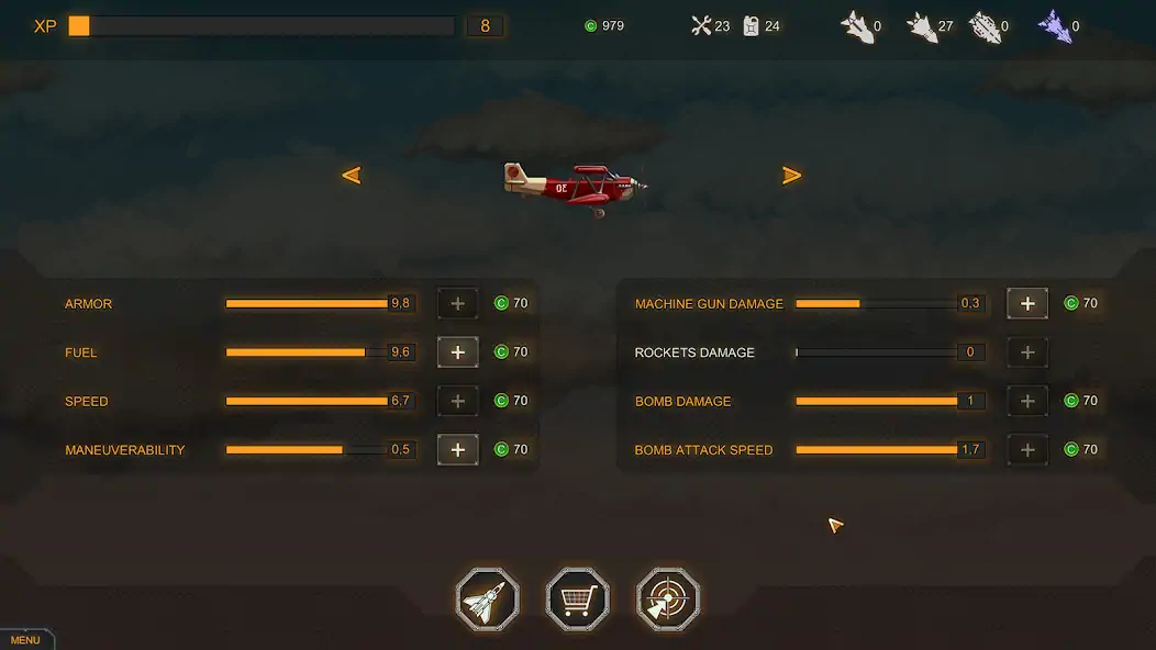 Скачать Aircraft Evolution [Взлом Бесконечные деньги] APK на Андроид