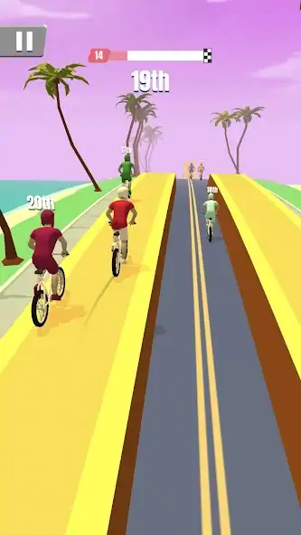 Скачать Bike Rush [Взлом Бесконечные деньги] APK на Андроид