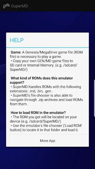 Скачать SuperMD (MD/GEN Emulator) [Взлом Много монет] APK на Андроид