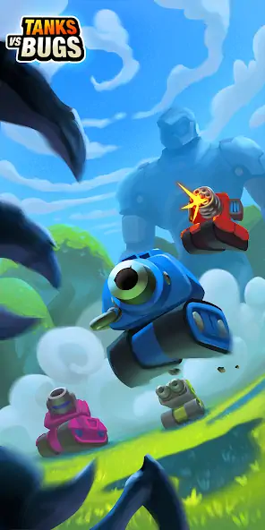 Скачать Tanks vs Bugs [Взлом Бесконечные деньги] APK на Андроид