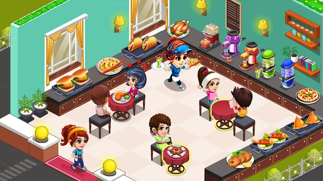 Скачать Cooking Restaurant Kitchen [Взлом Бесконечные монеты] APK на Андроид