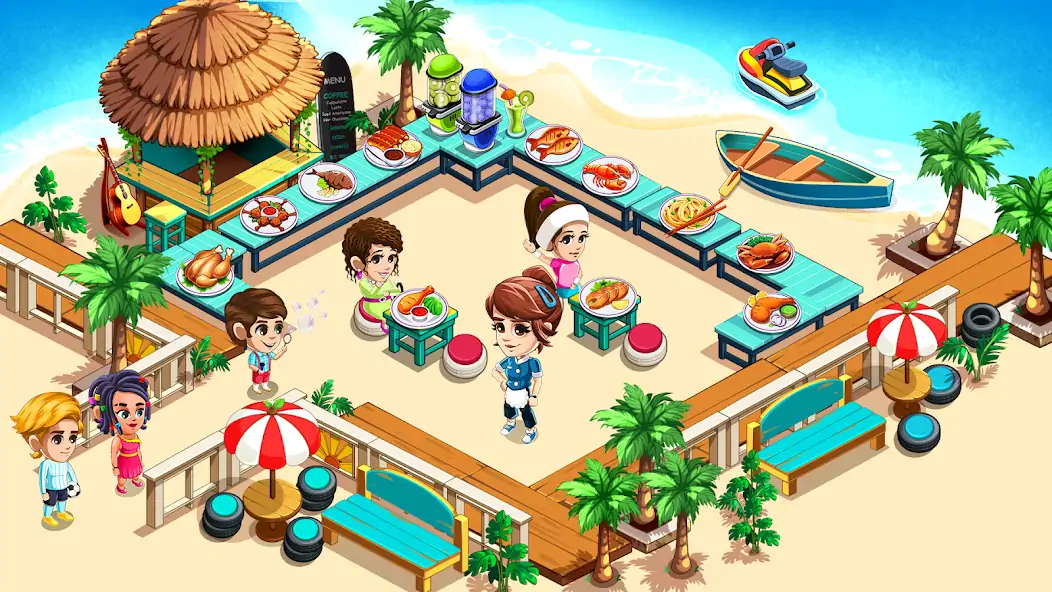 Скачать Cooking Restaurant Kitchen [Взлом Бесконечные монеты] APK на Андроид