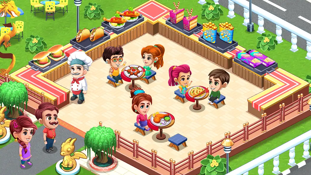 Скачать Cooking Restaurant Kitchen [Взлом Бесконечные монеты] APK на Андроид