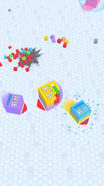 Скачать CubeZone.io [Взлом Много монет] APK на Андроид