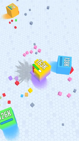 Скачать CubeZone.io [Взлом Много монет] APK на Андроид