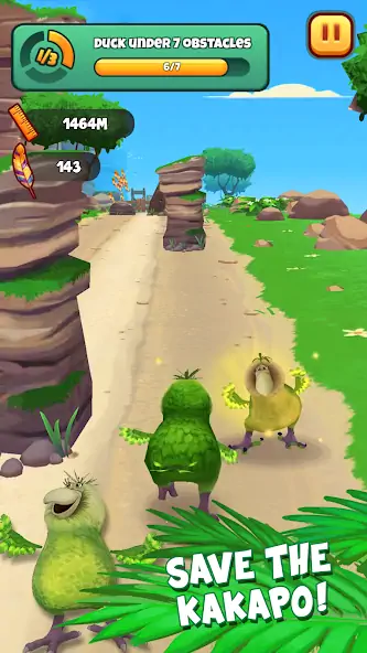 Скачать Kakapo Run: Animal Rescue Game [Взлом Бесконечные деньги] APK на Андроид