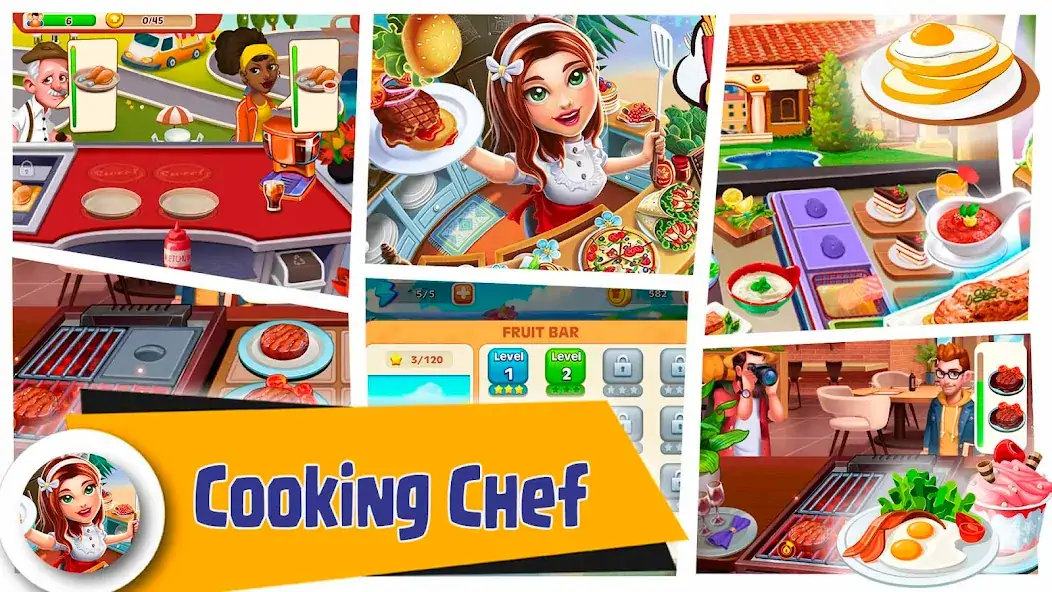 Скачать Crazy Cooking Chef Food Craze [Взлом Бесконечные монеты] APK на Андроид