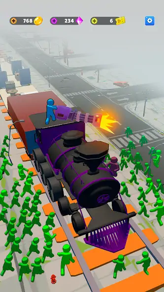 Скачать Train Defense: Зомби Игра [Взлом Бесконечные монеты] APK на Андроид