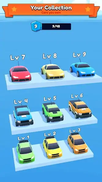 Скачать Merge Car Run [Взлом Бесконечные монеты] APK на Андроид