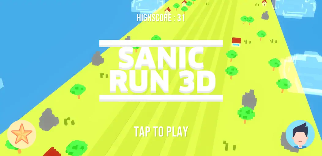 Скачать Sanic Run 3D [Взлом Бесконечные деньги] APK на Андроид