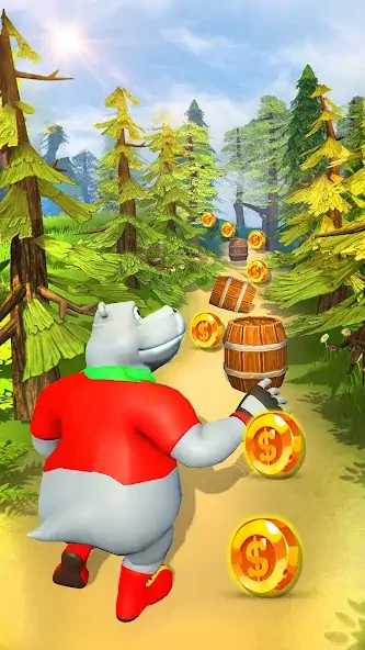 Скачать Jungle Run & Rush - 3D Surfer [Взлом Много денег] APK на Андроид