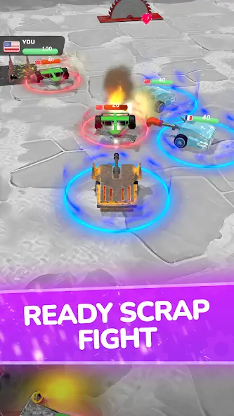 Скачать Scrap Robot Fighting [Взлом Бесконечные монеты] APK на Андроид