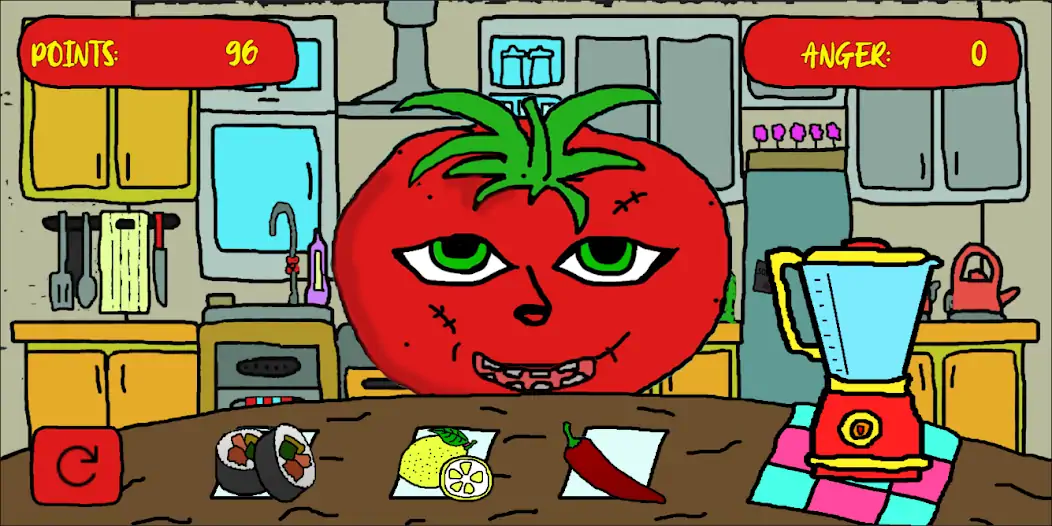 Скачать Mr Hungry Tomato [Взлом Много монет] APK на Андроид