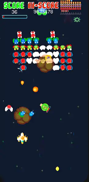 Скачать Galaxiga Retro Arcade Action [Взлом Бесконечные деньги] APK на Андроид