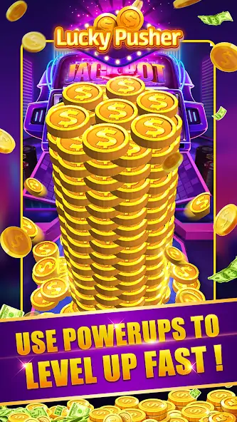 Скачать Lucky Cash Pusher Coin Games [Взлом Много денег] APK на Андроид