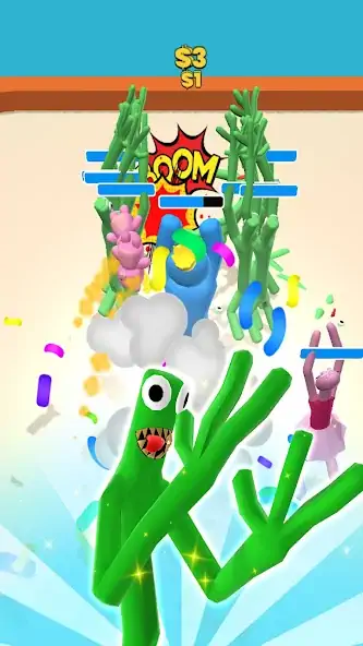 Скачать Super Monster: Rainbow Friends [Взлом Бесконечные деньги] APK на Андроид