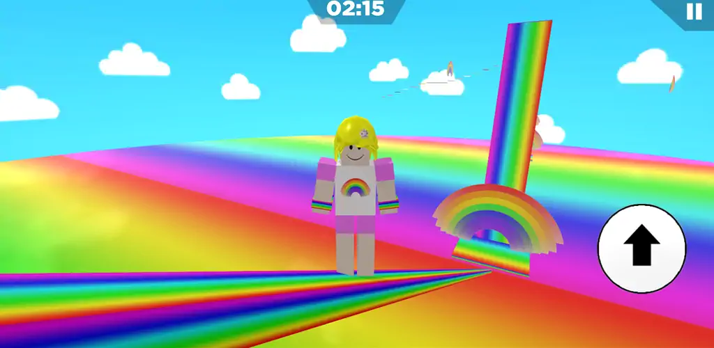 Скачать Rainbow Parkour sweet Girl [Взлом Много монет] APK на Андроид