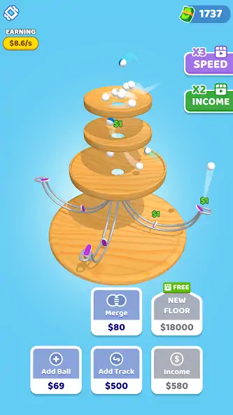 Скачать Spinning Balls [Взлом Бесконечные деньги] APK на Андроид