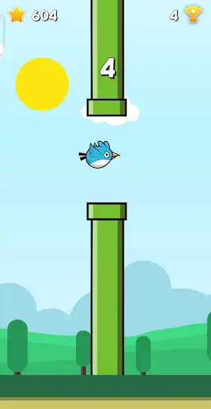 Скачать Flippy Bird - Flying bird [Взлом Много денег] APK на Андроид