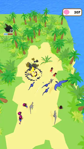 Скачать Jurassic History Raid [Взлом Много денег] APK на Андроид