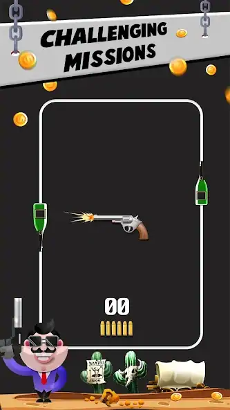 Скачать Стрельба из бутылок VS Gun [Взлом Много монет] APK на Андроид