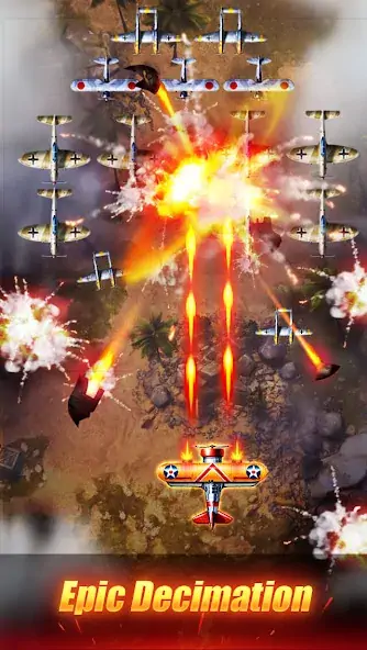 Скачать Sky Survivor: WWII Aircraft Sh [Взлом Бесконечные монеты] APK на Андроид