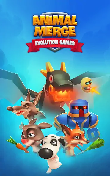 Скачать Animal Merge - Evolution Games [Взлом Бесконечные деньги] APK на Андроид