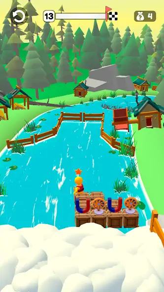 Скачать DIY Rafting [Взлом Много монет] APK на Андроид