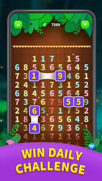 Скачать Number Match - Ten Pair Puzzle [Взлом Бесконечные монеты] APK на Андроид