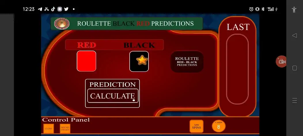 Скачать Roulette Black Red Calculator [Взлом Бесконечные деньги] APK на Андроид