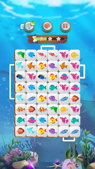 Скачать Mahjong Connect Fish World [Взлом Много денег] APK на Андроид