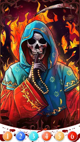 Скачать Death Park Coloring Games [Взлом Бесконечные деньги] APK на Андроид