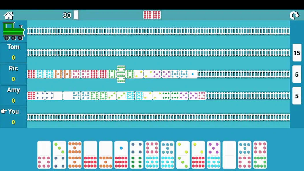 Скачать Train Dominoes [Взлом Бесконечные деньги] APK на Андроид