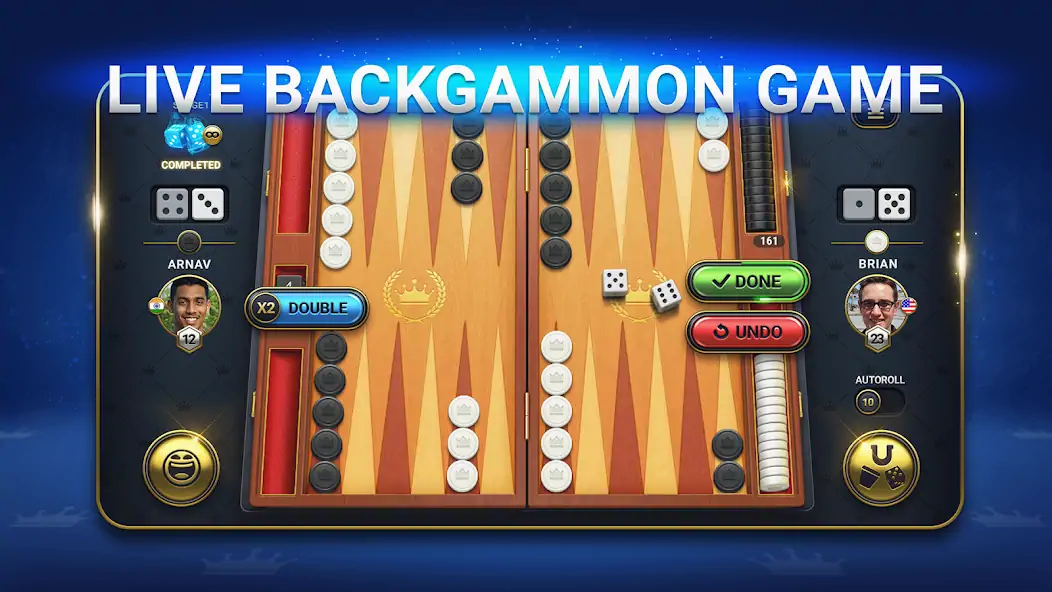 Скачать Backgammon Live - нарды онлайн [Взлом Бесконечные монеты] APK на Андроид