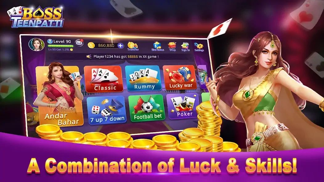 Скачать Boss Teenpatti [Взлом Бесконечные деньги] APK на Андроид