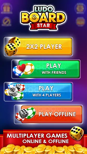 Скачать Ludo Online Multiplayer Game [Взлом Много монет] APK на Андроид