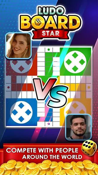 Скачать Ludo Online Multiplayer Game [Взлом Много монет] APK на Андроид