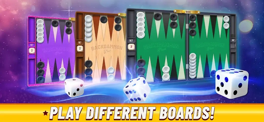 Скачать Backgammon Plus [Взлом Много денег] APK на Андроид