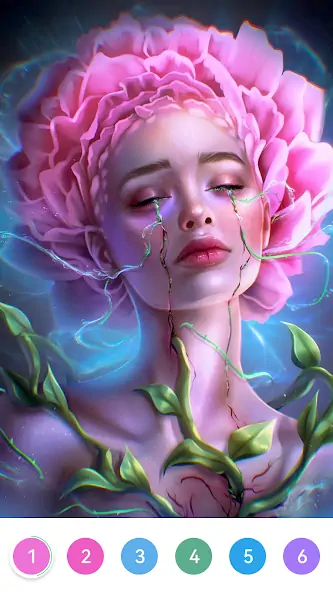 Скачать Girls Paint by Number Coloring [Взлом Много денег] APK на Андроид