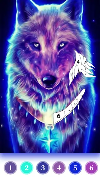 Скачать Wolf Coloring Book Color Game [Взлом Много денег] APK на Андроид