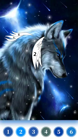 Скачать Wolf Coloring Book Color Game [Взлом Много денег] APK на Андроид