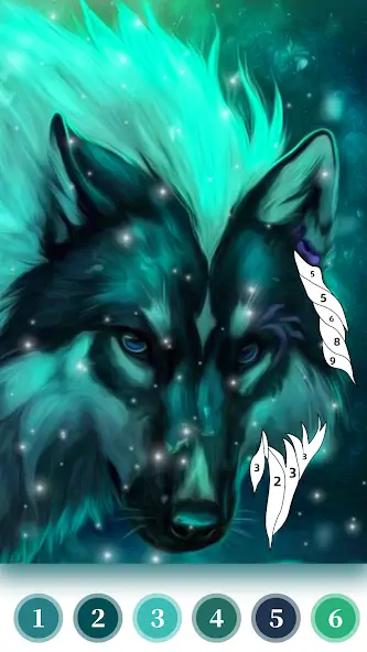 Скачать Wolf Coloring Book Color Game [Взлом Много денег] APK на Андроид