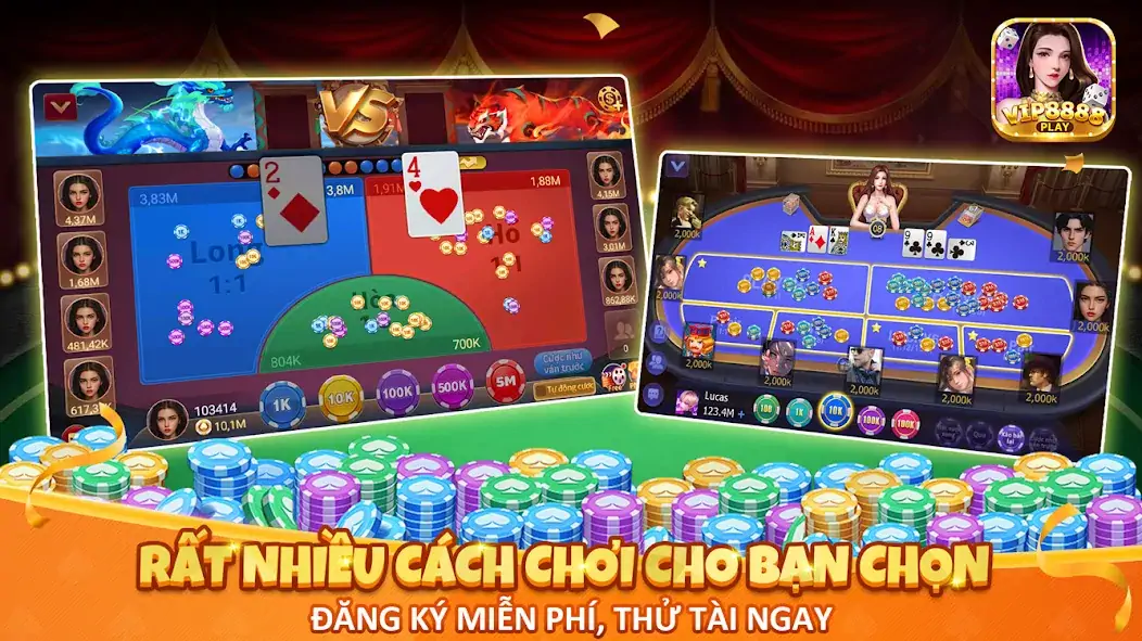 Скачать VIP8888 Play - Sòng Bạc ONLINE [Взлом Много денег] APK на Андроид