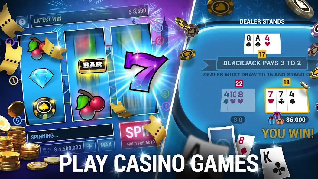 Скачать Poker World - Офлайн Покер [Взлом Бесконечные монеты] APK на Андроид